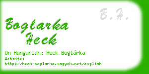 boglarka heck business card